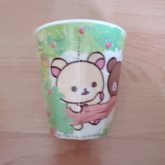 BNWOT San-X Rilakkuma in the forest kawaii melamine mini plastic mug cup - Picture 3 of 5